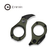 Civivi Pyrus Knife, Green G10/black Grn/blk