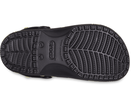 Crocs Kids' Classic Glow-in-the-Dark Space Clog - Black Black