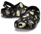 Crocs Kids' Classic Glow-in-the-Dark Space Clog - Black Black