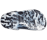Crocs Kids' Classic Marbled Clog - Black/White Black/White