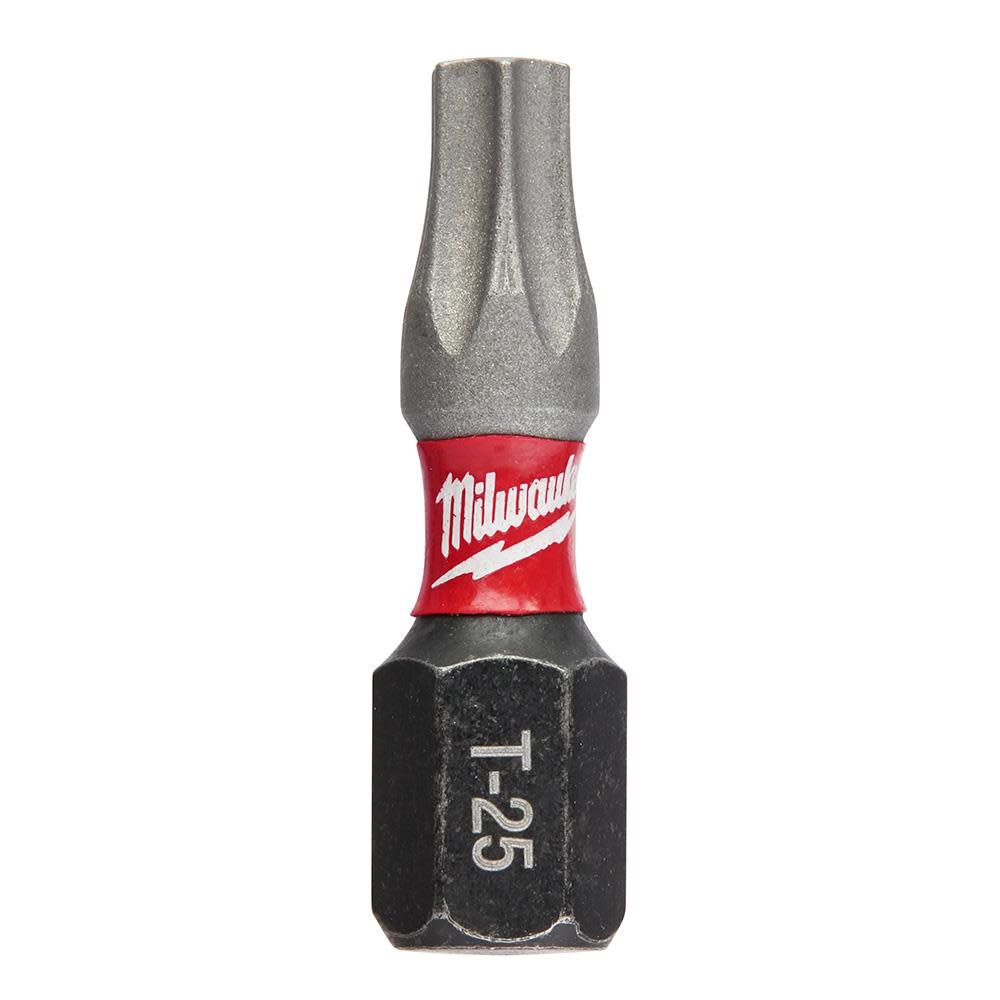 Milwaukee Shockwave 1 In. Impact T25 Insert Bits (15 Pack)