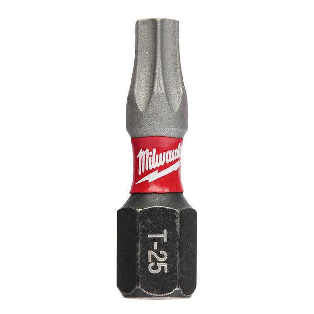 Milwaukee Shockwave 1 In. Impact T25 Insert Bits (15 Pack)