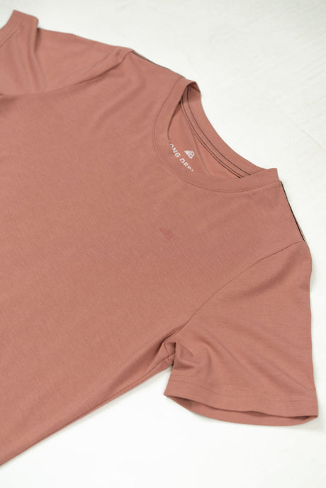 Belong Designs Womens Core Traverse Tek Tee Core dark salmon