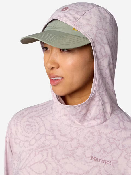 Marmot Womens Airexchange Upf 50 Hoody Dust twirl