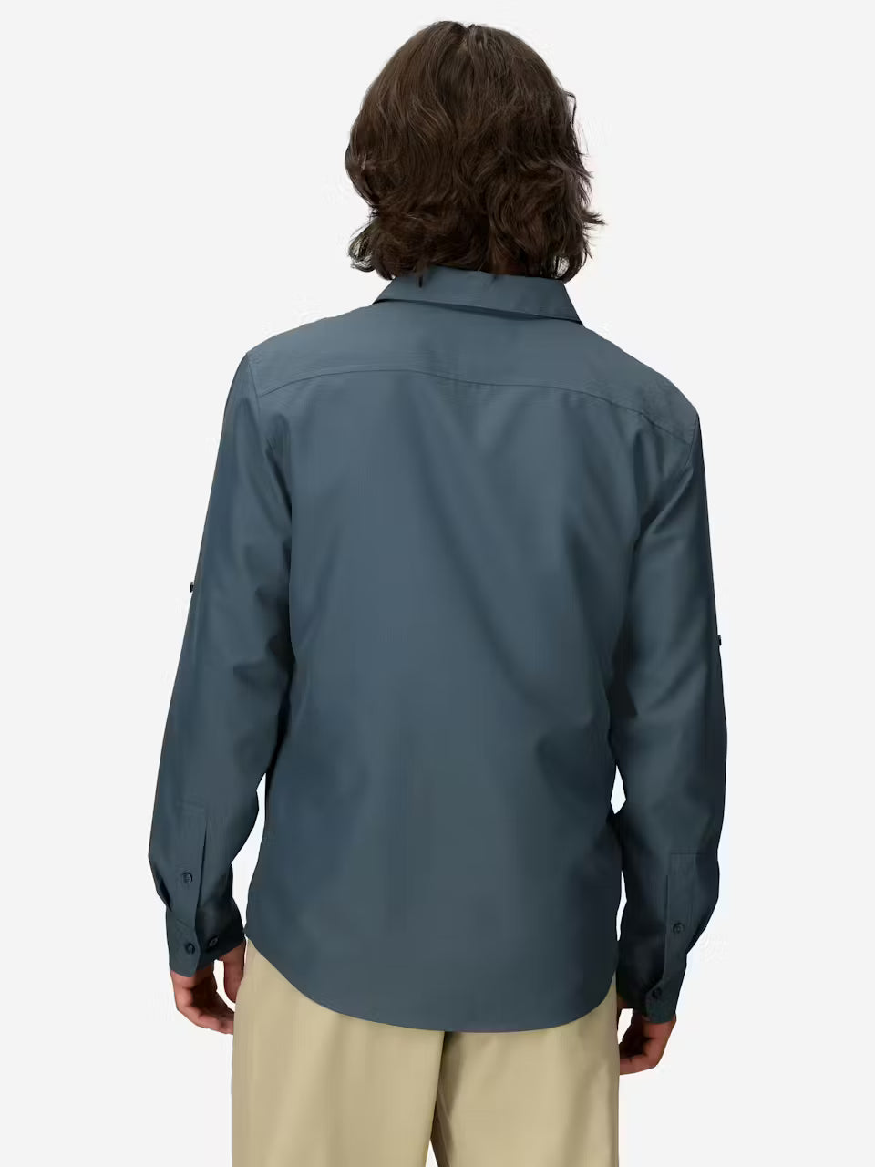 Marmot Mens Airexchange Upf 40 Long Sleeve Thunderhead