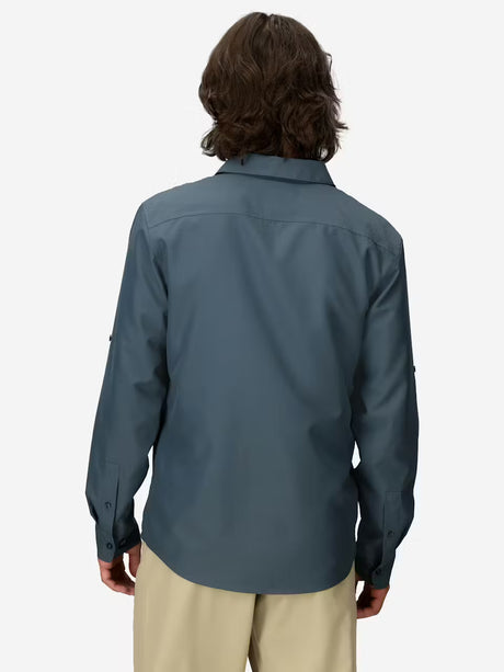Marmot Mens Airexchange Upf 40 Long Sleeve Thunderhead