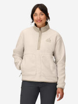 Marmot Womens Wanderer High Pile Fleece Pullover Birch bark