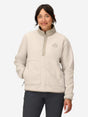 Marmot Womens Wanderer High Pile Fleece Pullover Birch bark