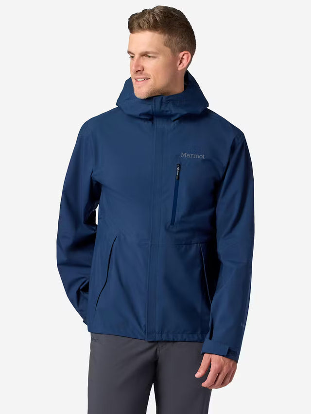 Marmot Mens Precip Evo Pro Rain Jacket Nightfall navy