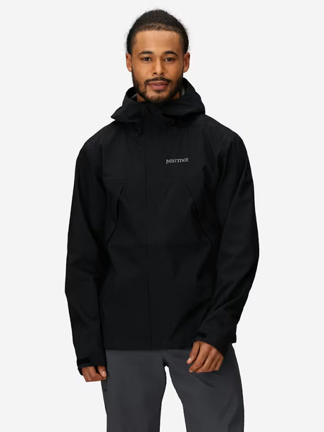 Marmot Mens Precip Eco Pro Rain Jacket Black