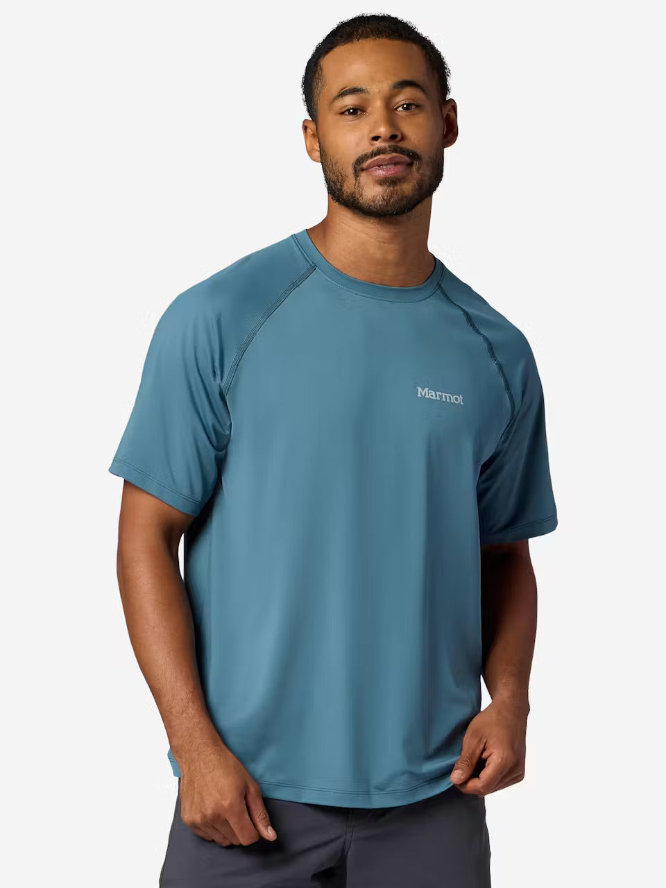 Marmot Mens Windridge Graphic Short Sleeve eafloor / S