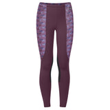 Kerrits Equestrian Apparel Kids Performance Knee Patch Riding Tight Magenta Playful Ponies