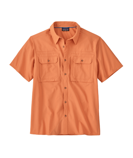 Patagonia M's Short Sleeve Self-Guided Sun Shirt - Rock Melon Rock Melon