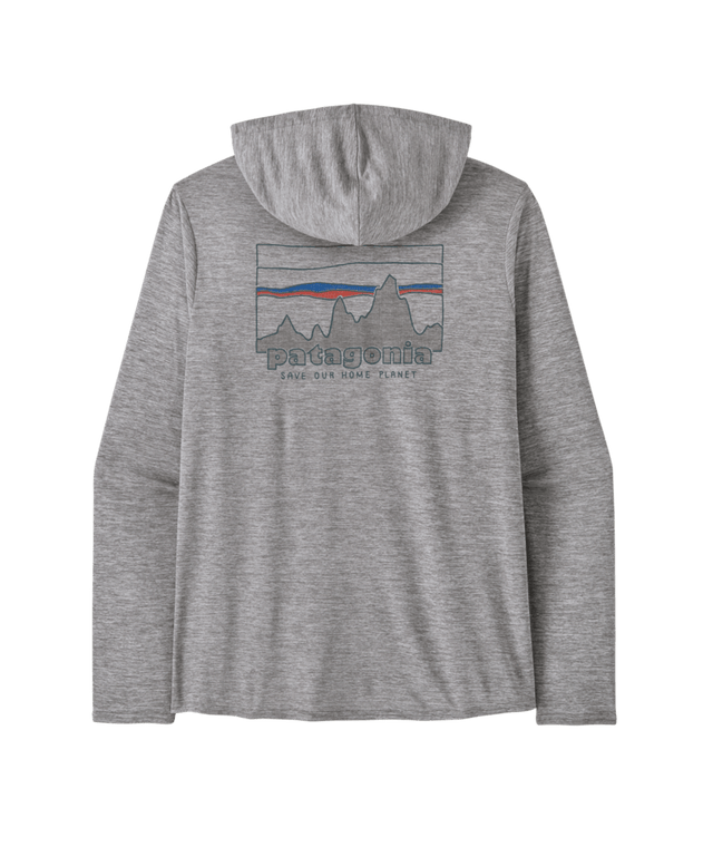 Patagonia M's Capilene Cool Daily Graphic Hoody - 73 Skyline / Feather Grey 73 Skyline / Feather Grey