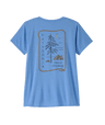 Patagonia W's Capilene Cool Daily Graphic Shirt - Lands - Clean Climb Roots / Abundant Blue X-Dye Clean Climb Roots / Abundant Blue X-Dye