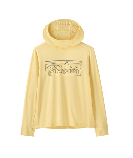 Patagonia Kids Capilene Silkweight Hoody - P-6 Outline / Buttercup Yellow P-6 Outline / Buttercup Yellow