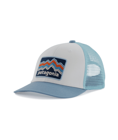 Patagonia Kids Trucker Hat - Ridge Rise Stripe / Light Plume Grey Ridge Rise Stripe / Light Plume Grey