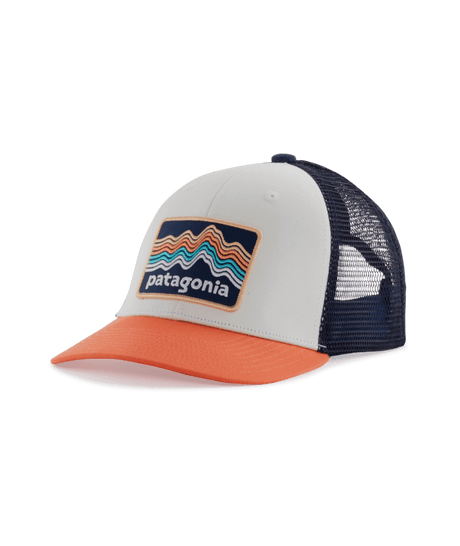 Patagonia Kids Trucker Hat - Ridge Rise Stripe / Coho Coral Ridge Rise Stripe / Coho Coral