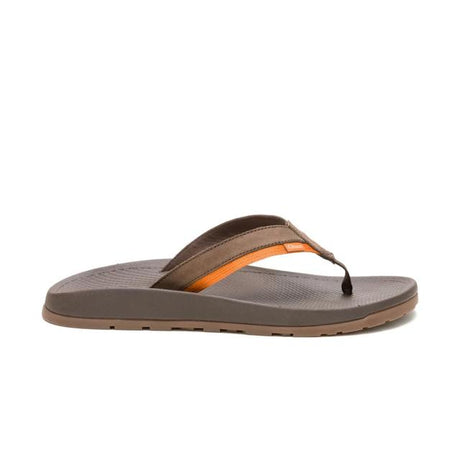 Chaco Lowdown Leather Flip Flop Coffee