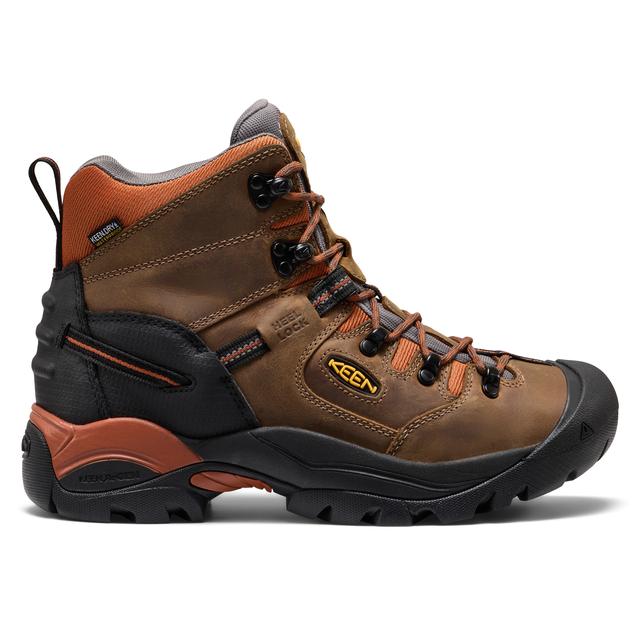 Keen Pittsburgh Energy 6" Waterproof Boot (Soft Toe) Cascade Brown/Black