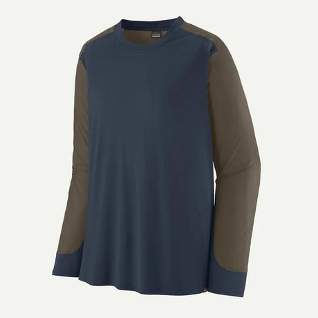 Patagonia Mens Long Sleeve Dirt Craft Bike Jersey Sunken blue
