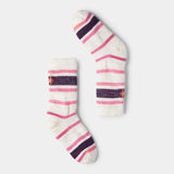 Smartwool ' Hike Striped Crew Socks Moonbeam