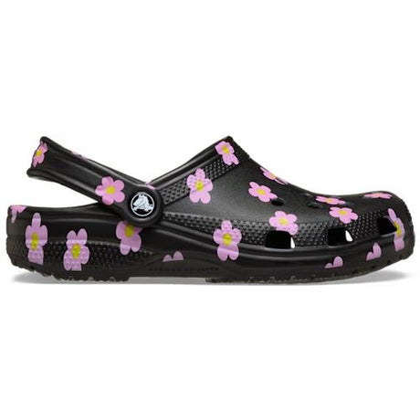 Crocs ' Classic Flower Clog Black