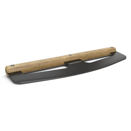 Gozney Pizza Rocker. Thick Stainless Steel Rocker. Wooden Handle & Sharp Blade. Black (Europe)
