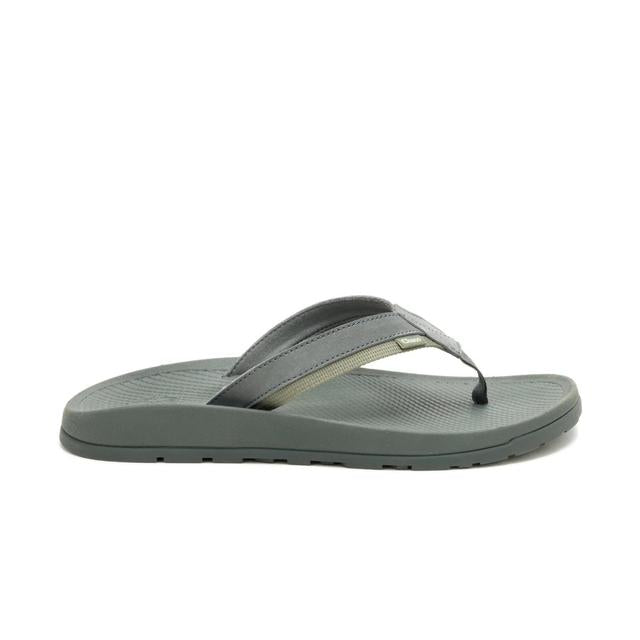 Chaco Lowdown Leather Flip Flop Alloy