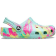 Crocs Classic Marbled Clog Aquamarine / Multi