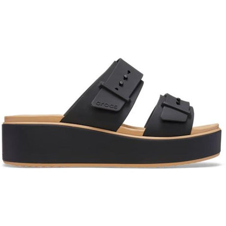 Crocs Brooklyn Buckle Matte Wrap Lw Chkcsh Black/Cashew