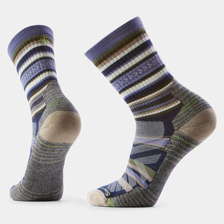 Smartwool Hike Panorama Crew Socks Nightfall Blue