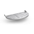 Gozney Roccbox Mantel. Silver. Air-vented Stainless Steel.