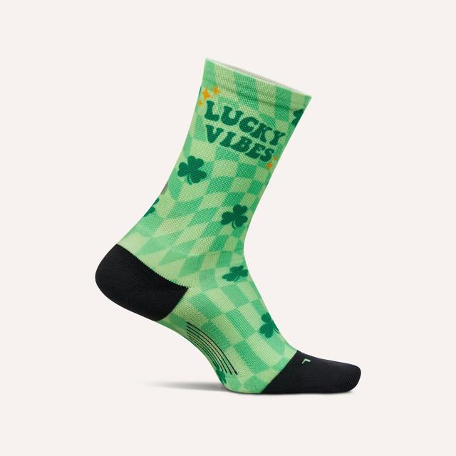Feetures Elite Light Cushion Mini Crew - Limited Edition - Lucky Vibes Lucky Vibes