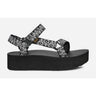 Teva Flatform Universal Sandal Crafted Floral Black/Grey