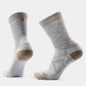 Smartwool Hike Crew Socks Light Gray - White