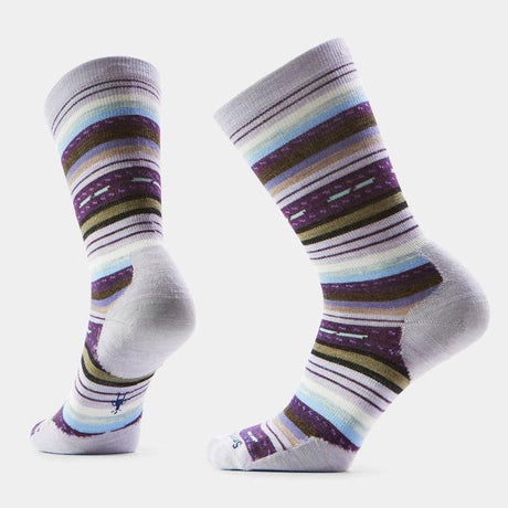 Smartwool Everyday Margarita Crew Socks Purple Eclipse