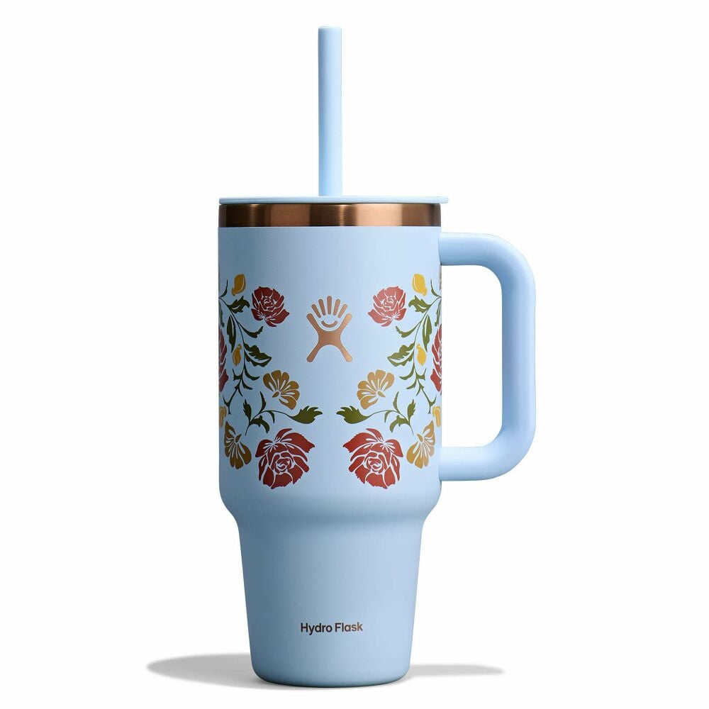 Hydro Flask Travel Tumbler 32oz Limited Edition Western Light Blue West lt blu