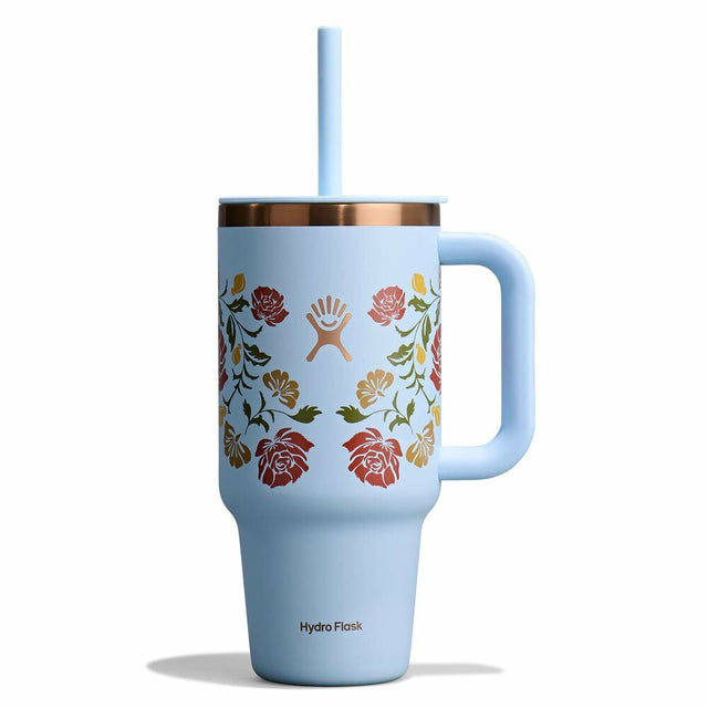 Hydro Flask Travel Tumbler 32oz Limited Edition Western Light Blue West lt blu