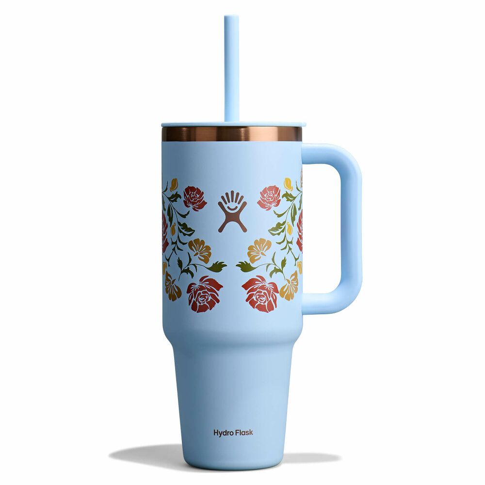 Hydro Flask Travel Tumbler 40oz Limited Edition Western Light Blue West lt blu