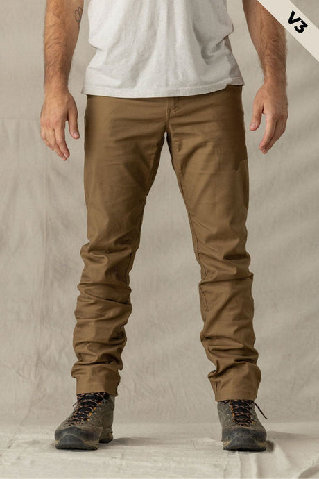 Livsn Mens Flex Canvas Pant V3 Brown