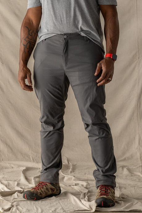 Livsn Mens Ecotrek Trail Pants Charcoal