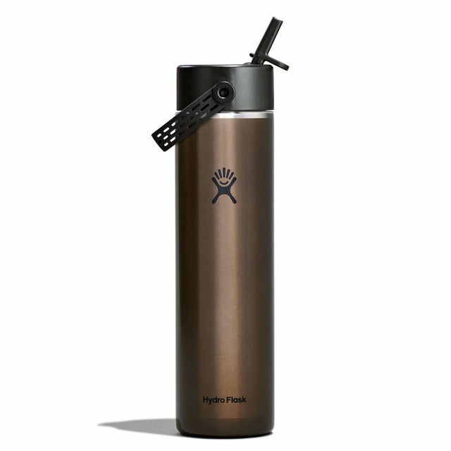 Hydro Flask Lw Wideflex Straw Cap Obsidian 24oz Obsidian