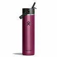 Hydro Flask Lw Wideflex Straw Cap Garnet Red 24oz Garnet red