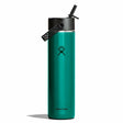Hydro Flask Lightweight Wideflex Straw Cap Bottle, Emerald Green Emerald green