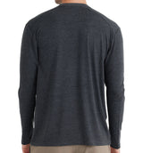 Free Fly Apparel Men's Bamboo Shade Long-Sleeve - Heather Black Heather Black