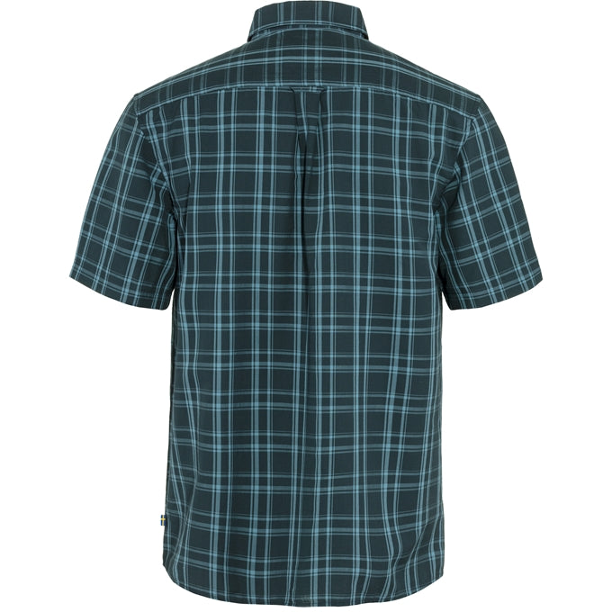 Fjallraven Men's Ovik Lite Shirt Short-Sleeve - Dark Navy/Dawn Blue Dark Navy/Dawn Blue