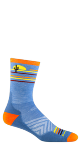 Darn Tough Men's Frontrunner Micro Crew Ultra-Lightweight Running Sock Surf