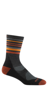 Darn Tough Men's Fastpack Micro Crew Lightweight Hiking Sock Charcoal