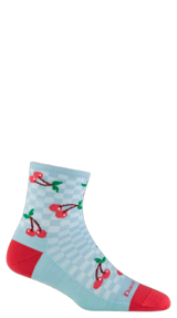 Darn Tough Women's Fruit Stand Shorty Lightweight Lifestyle Sock Glacier